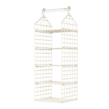 ClosetMax™ Foldable Hanging Organizer – Multi-Tier Space Saver for Pajamas, Coats, Sweaters & More