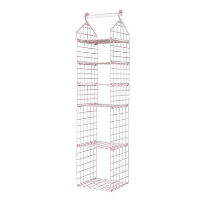 ClosetMax™ Foldable Hanging Organizer – Multi-Tier Space Saver for Pajamas, Coats, Sweaters & More