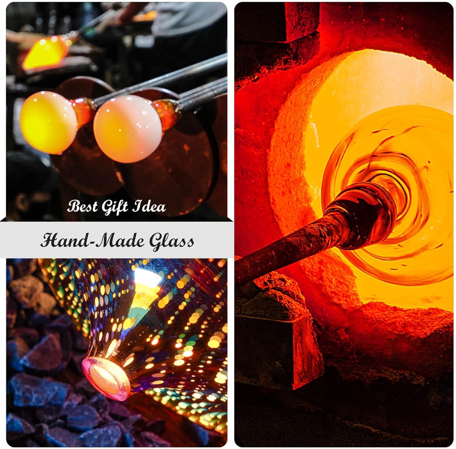 500Ml Essential Oil Diffuser 3D Glass Aromatherapy Ultrasonic Humidifier-Auto Shut-Off, Timer Setting, BPA Free for Home Hotel Yoga SPA Gift