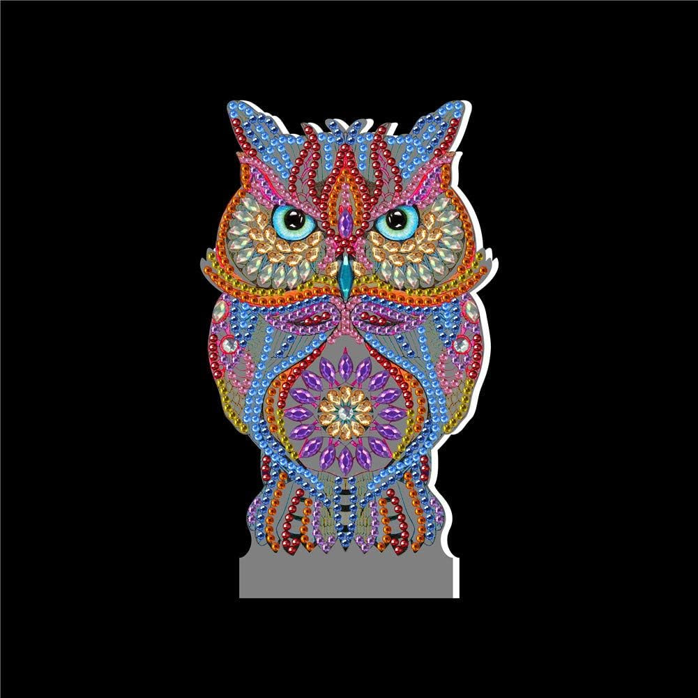 Diamond Painting Night Lamp Lamp Card DIY Decorative Painting Night Lamp Bedroom Lighting Night Lamp DIY Diamond Painting Lamp with LED Lamp Child Night Lamp Bedside Night Lamp Home Decoration Lamp