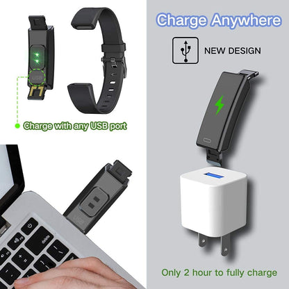 Children's Fitness Tracker Watch with Pedometer, Stopwatch, IP68 Waterproof, and 11 Sport Modes for Ages 6-16