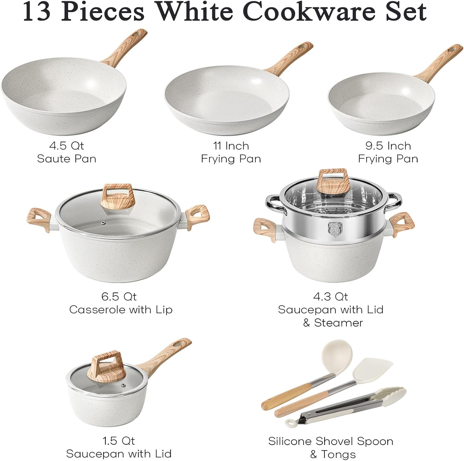 Granite Induction Cookware Set