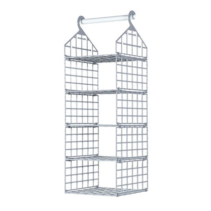 ClosetMax™ Foldable Hanging Organizer – Multi-Tier Space Saver for Pajamas, Coats, Sweaters & More