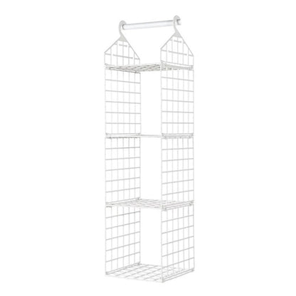 ClosetMax™ Foldable Hanging Organizer – Multi-Tier Space Saver for Pajamas, Coats, Sweaters & More