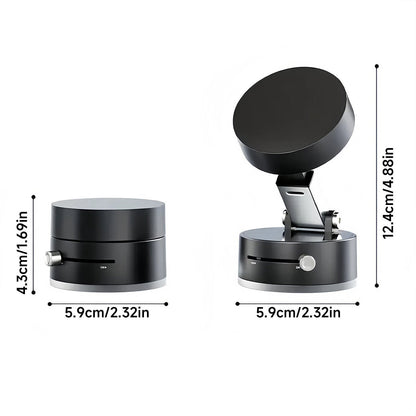 360 Vacuum Strong Magnetic Phone Holder Suction Cup Car Stand Foldable Car Mount