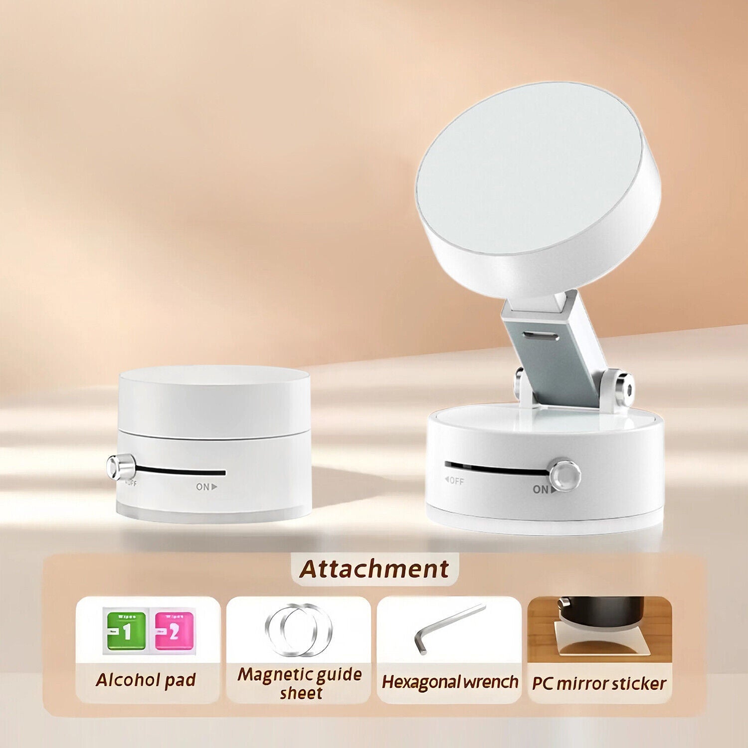 360 Vacuum Strong Magnetic Phone Holder Suction Cup Car Stand Foldable Car Mount