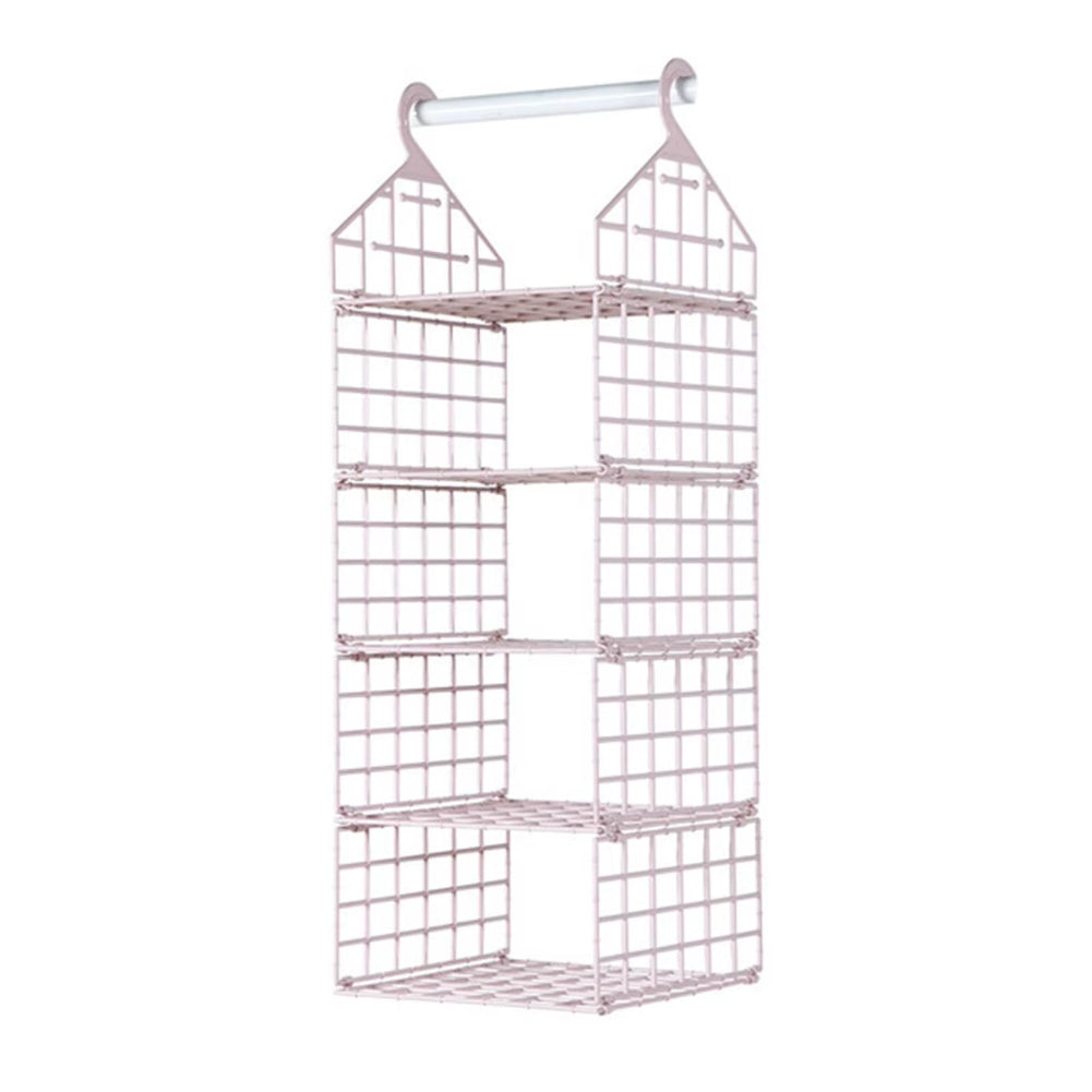 ClosetMax™ Foldable Hanging Organizer – Multi-Tier Space Saver for Pajamas, Coats, Sweaters & More