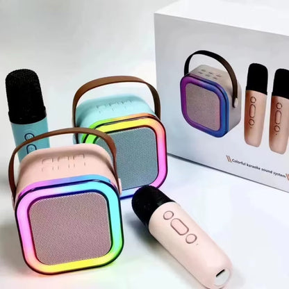 K12 Bluetooth Karaoke Machine – Ultimate Portable Singing Experience with Wireless Microphones