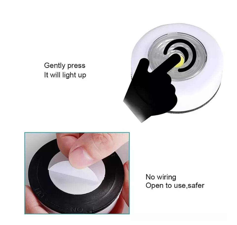 Battery-Powered Stick-On Lamps